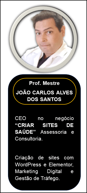 joao carlos criar site de saude - Prof. João Carlos Consultoria em Criar Site de Saúde