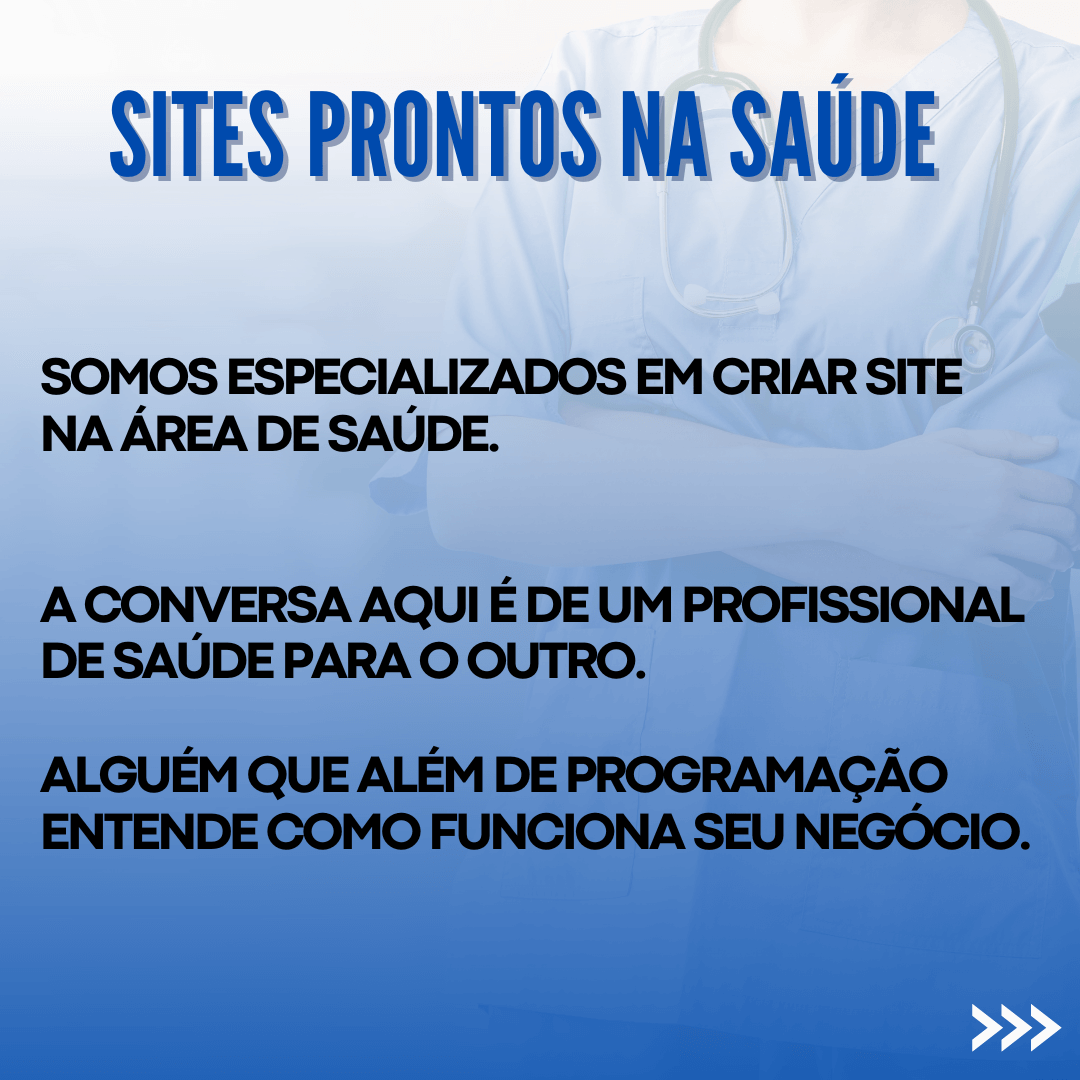 servicos do criar site de saude2 - Prof. João Carlos Consultoria em Criar Site de Saúde