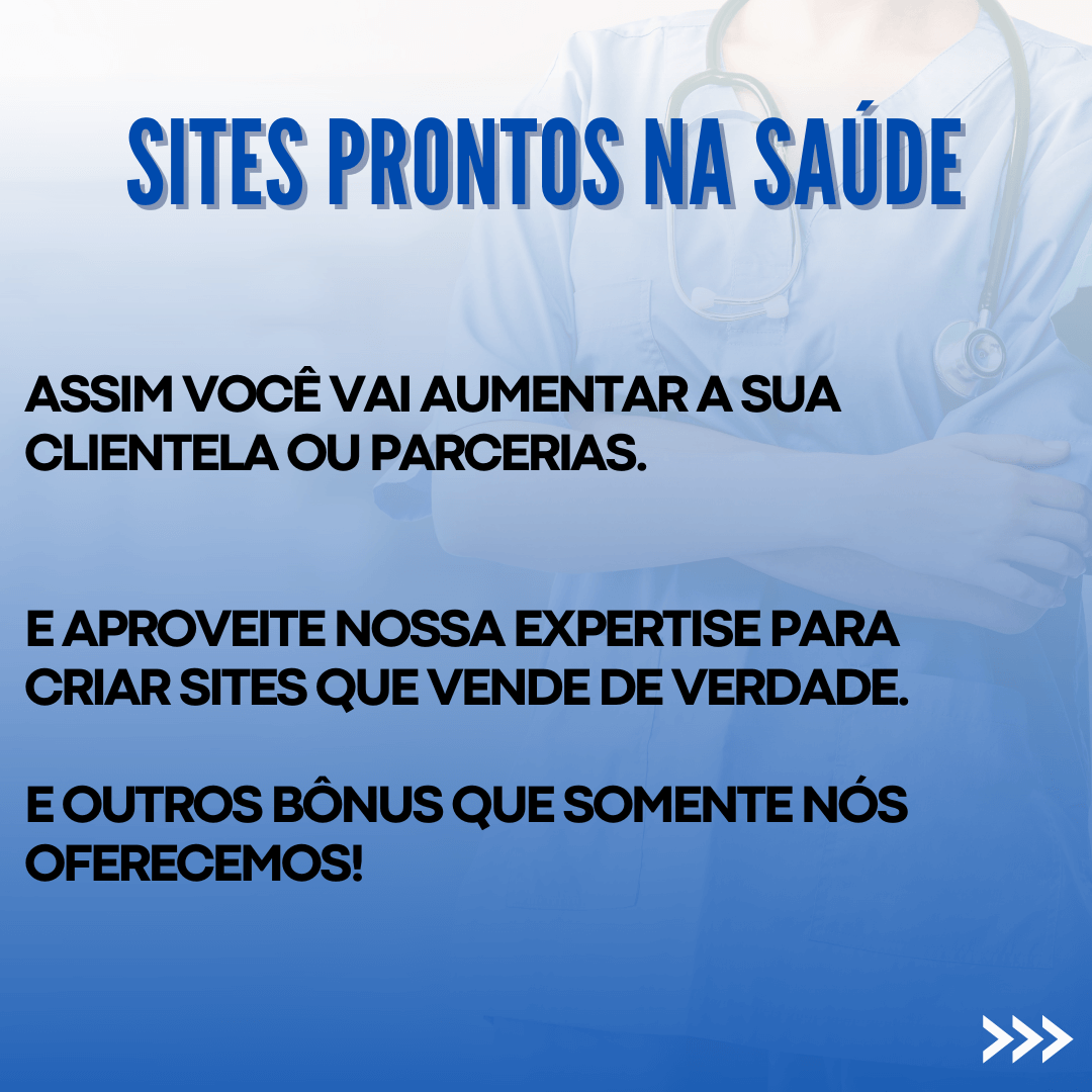 servicos do criar site de saude3 - Prof. João Carlos Consultoria em Criar Site de Saúde